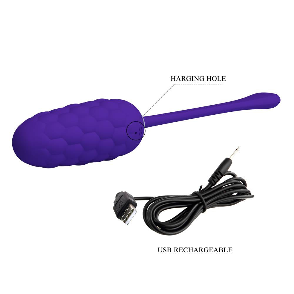 Pretty Love Marina Super Soft Silicone 12 Functions Vibrating Love Egg Love Eggs and Kegel Exercisers