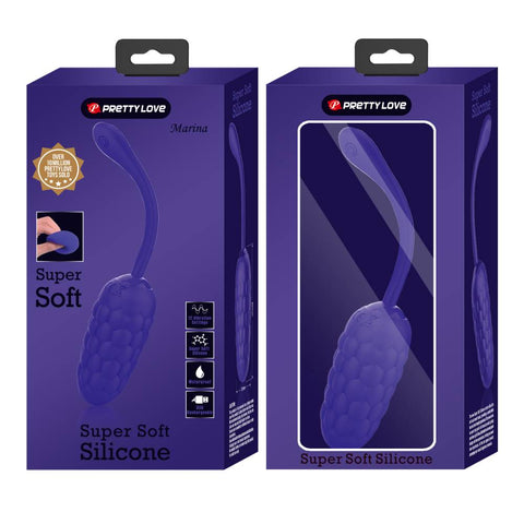 Pretty Love Marina Super Soft Silicone 12 Functions Vibrating Love Egg - Love Eggs and Kegel Exercisers