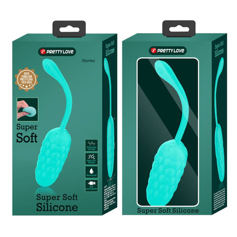 Pretty Love Marina Super Soft Silicone 12 Functions Vibrating Love Egg - Love Eggs and Kegel Exercisers