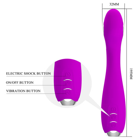 Baile Hector Mobile APP Control Electric Stimulation Vibe - G-Spot Vibrators