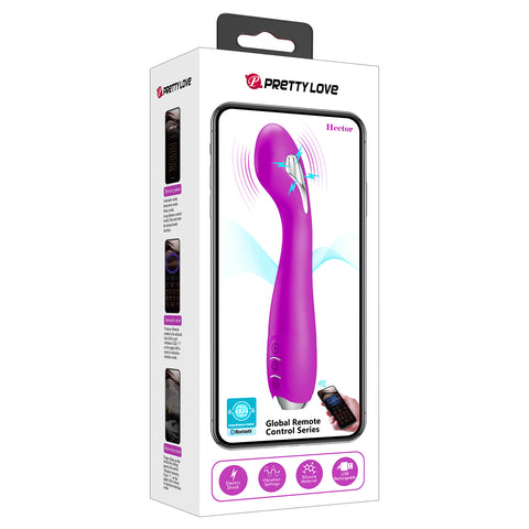 Baile Hector Mobile APP Control Electric Stimulation Vibe - G-Spot Vibrators