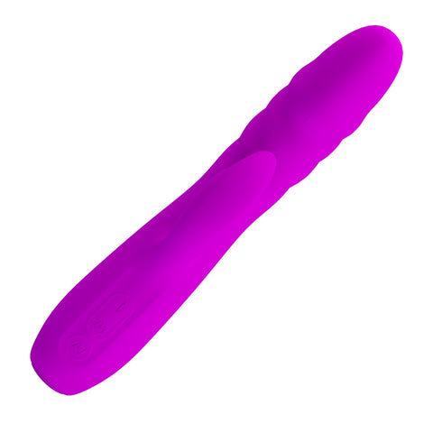 Party Up BOB Rechargeable Thrusting Rabbit Vibrator - Rabbit Vibrators