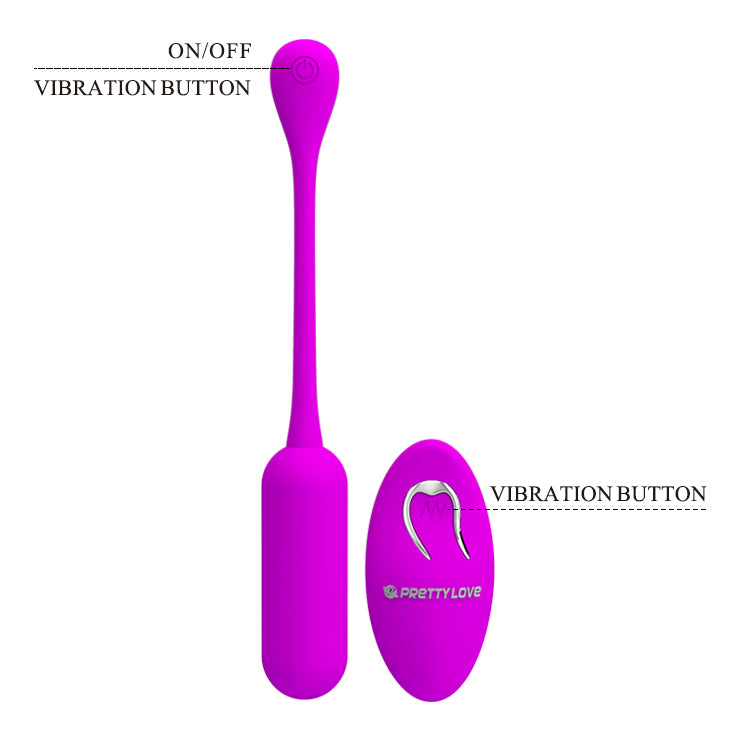Baile Lechies USB Rechargeable Remote Control Egg Vibrator - Love Eggs and Kegel Exercisers