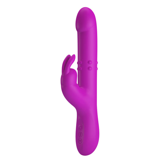 Baile Reese Rotating and Thrusting Rabbit Vibrator - Rabbit Vibrators