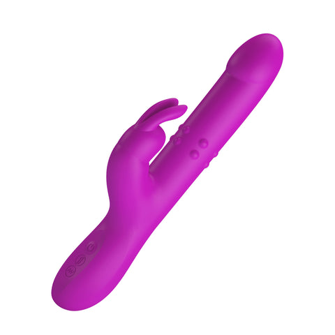 Baile Reese Rotating and Thrusting Rabbit Vibrator - Rabbit Vibrators