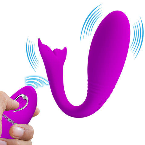 Baile Jordyn Whale Remote Control Couples Vibrator - Sex Toys For Couples