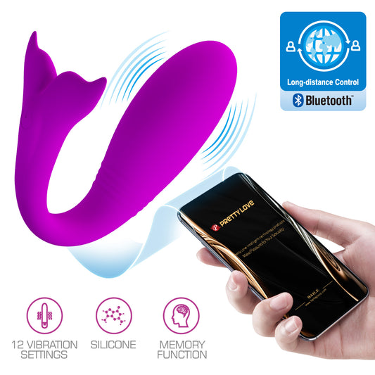 Baile Jayleen Whale Remote Control Couples Vibrator - Sex Toys For Couples