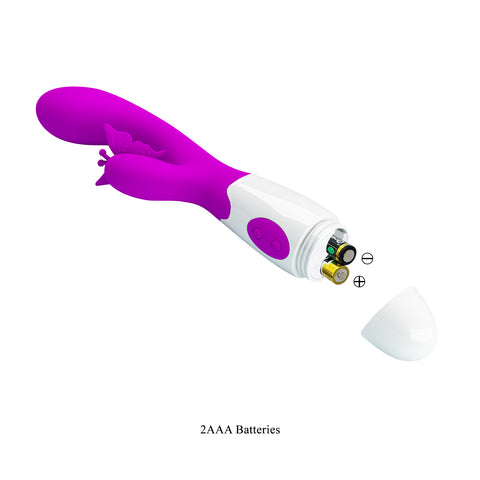 Pretty Love Butterfly Kiss 30 Functions Rabbit Vibrator - Rabbit Vibrators