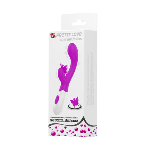 Pretty Love Butterfly Kiss 30 Functions Rabbit Vibrator - Rabbit Vibrators