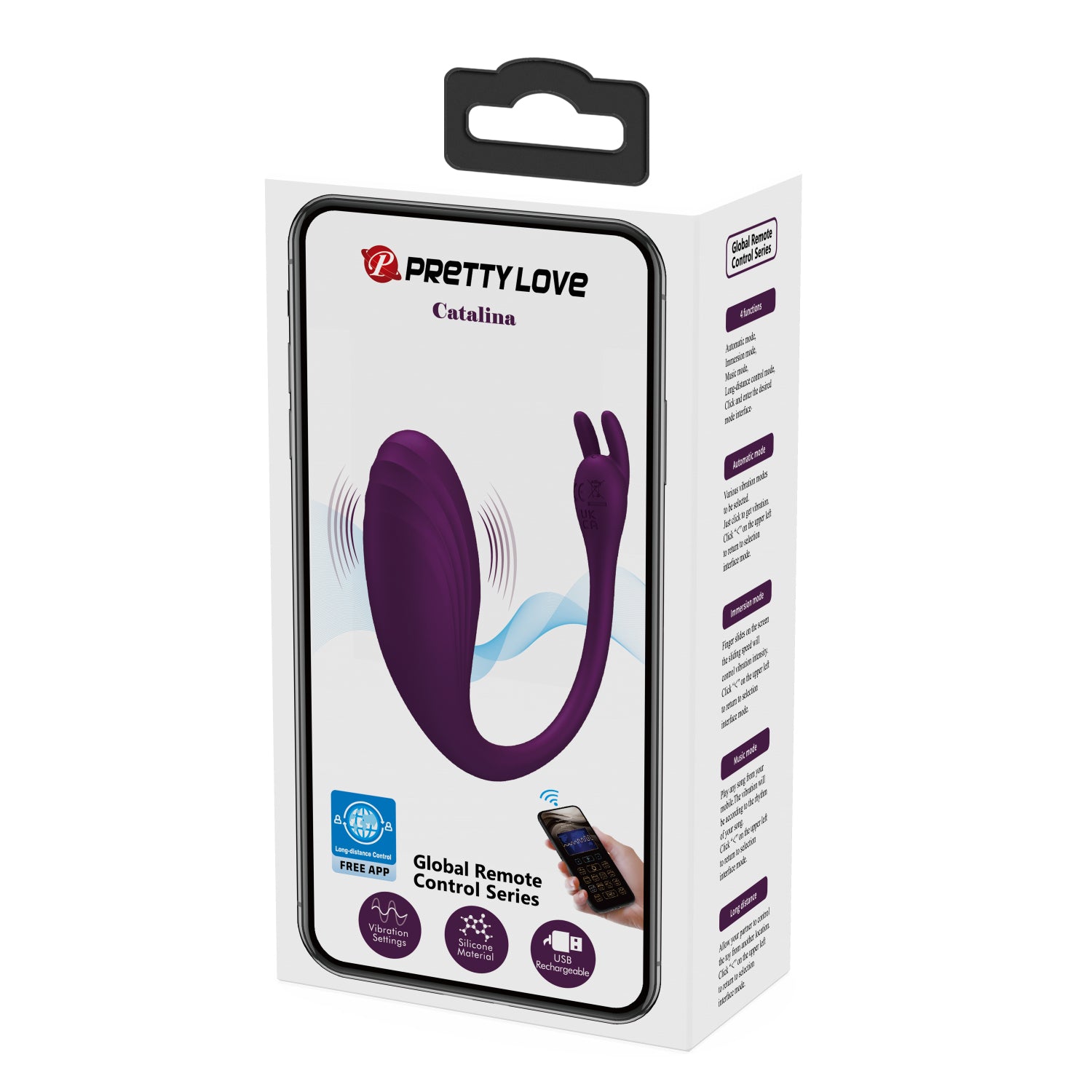 Baile Pretty Love CATALINA Fully Silicone Wearable Vibrator Love Eggs and Kegel Exercisers