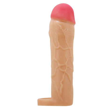Party Up PATRICK 2 Inch Extender Sleeve with Ball Strap - Penis Sleeves and Extenders