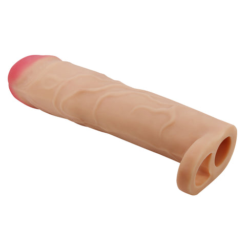 Party Up RICHARD 3 Inch Penis Sleeve with Ball Strap - Penis Sleeves and Extenders