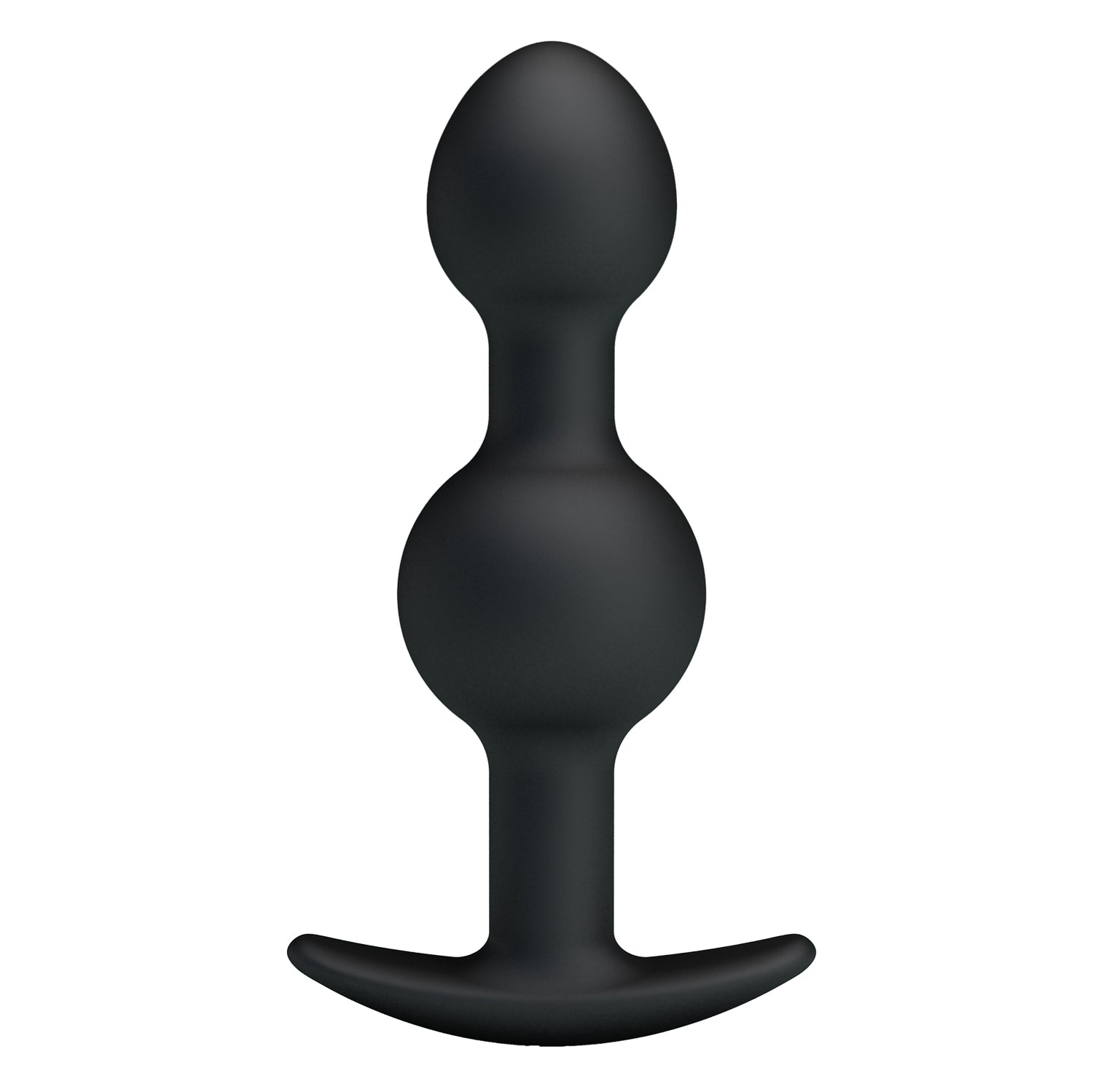 Pretty Love Silicone Anal Balls Butt Plug Black 4.05 Inches Butt Plugs