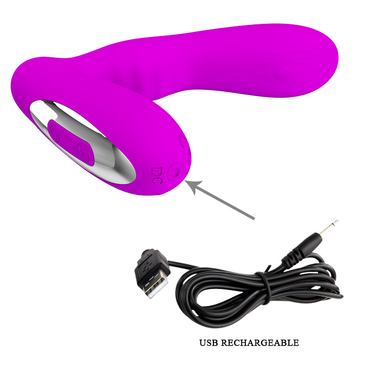 Baile Piper USB Rechargeable Silicone Prostate Vibrator - Prostate Toys