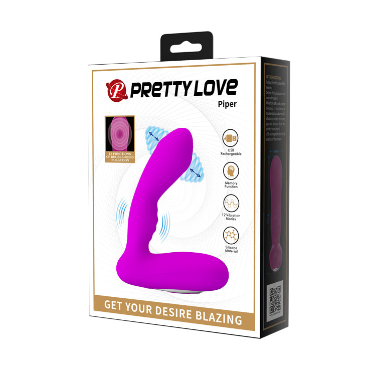 Baile Piper USB Rechargeable Silicone Prostate Vibrator - Prostate Toys