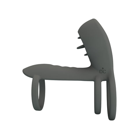 Pretty Love Jammy Master Vibrating Cock Ring Grey - Vibrating Cock Rings