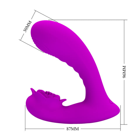 Pretty Love Nadal Rechargeable G-Spot Vibrator Purple - G-Spot Vibrators