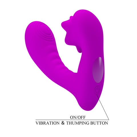 Pretty Love Nadal Rechargeable G-Spot Vibrator Purple - G-Spot Vibrators