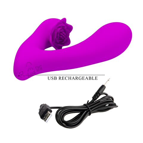 Pretty Love Nadal Rechargeable G-Spot Vibrator Purple - G-Spot Vibrators