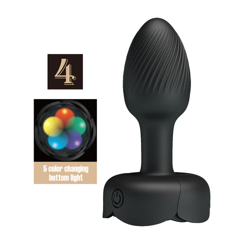 Baile Olman Light-Up Rechargeable Butt Play Plug - Butt Plugs