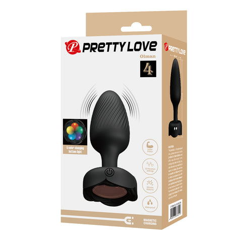 Baile Olman Light-Up Rechargeable Butt Play Plug - Butt Plugs