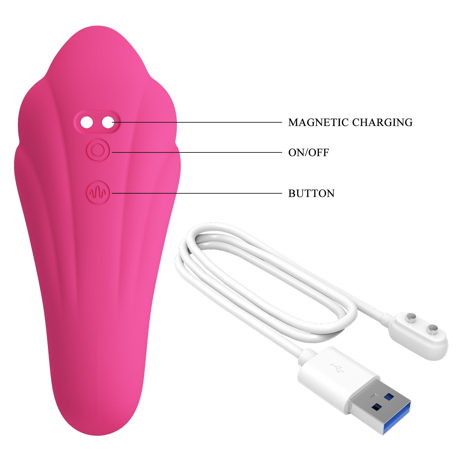 Baile Nemo Silicone Rechargeable Clitoral Stimulator Clit Ticklers and Pulsators
