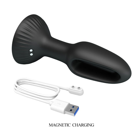 Baile Hubert Vibrating and Wiggling Butt Plug - Butt Plugs