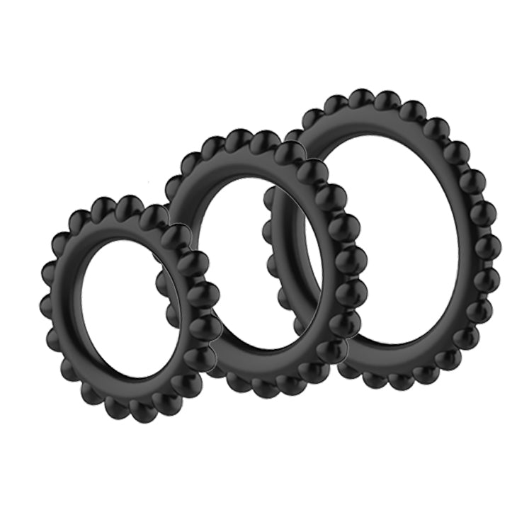 Baile Pretty Love TITAN TPUR 3 in One Silicone Cock Ring Set Default Title Cock Ring Sets