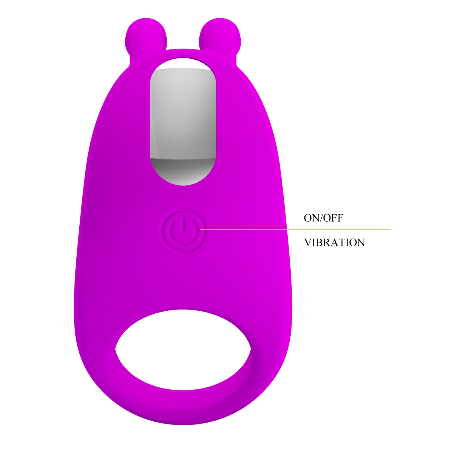 Pretty Love Rechargeable Rabbit Vibrator Cockring Vibrating Cock Rings