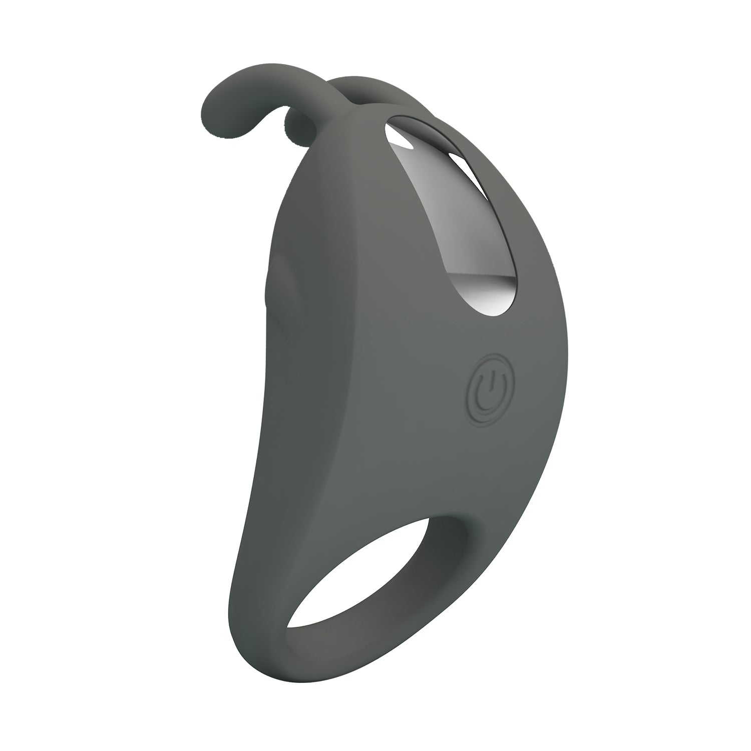 Pretty Love Stratus Rechargeable Master Cock Ring Grey Vibrating Cock Rings
