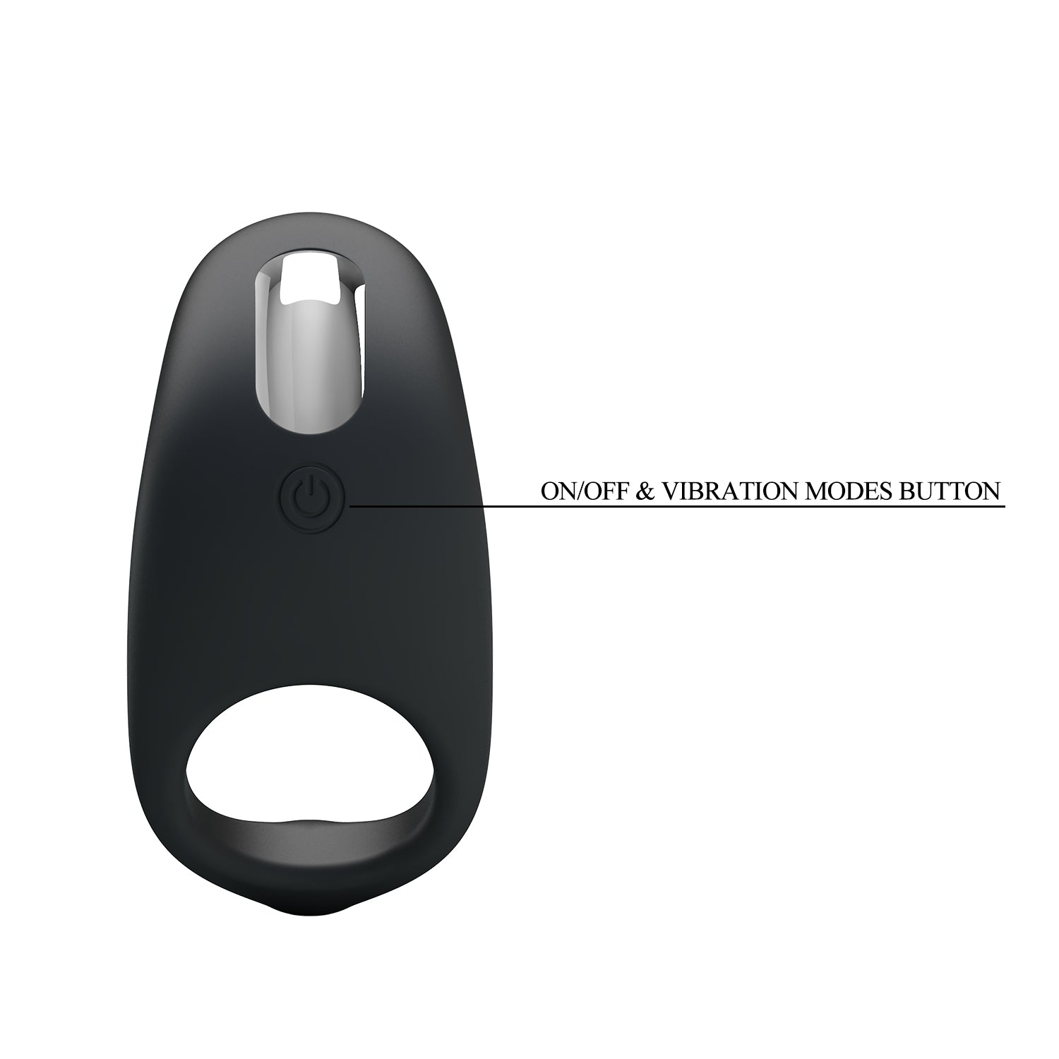 Party Up KING USB Rechargeable Mens Cock Ring Vibrating Cock Rings