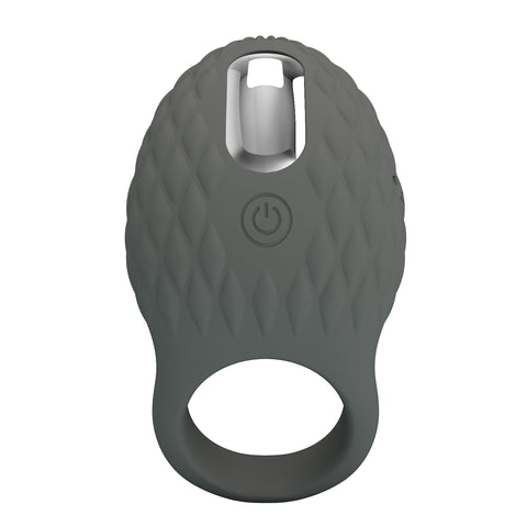 Pretty Love Master Ring Helious Vibrating Cock Ring Grey - Vibrating Cock Rings