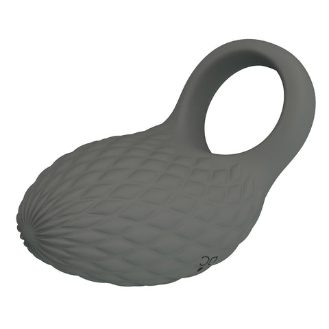Pretty Love Master Ring Helious Vibrating Cock Ring Grey - Vibrating Cock Rings