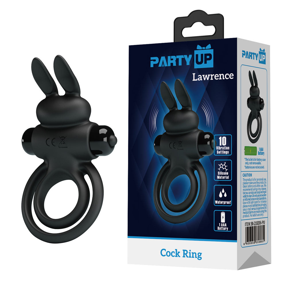Party Up LAWRENCE Vibrating Cock & Balls Ring Vibrating Cock Rings