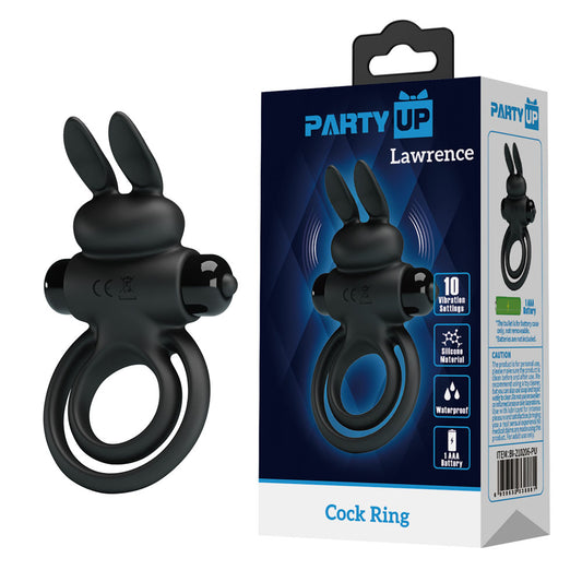 Party Up LAWRENCE Vibrating Cock & Balls Ring - Vibrating Cock Rings