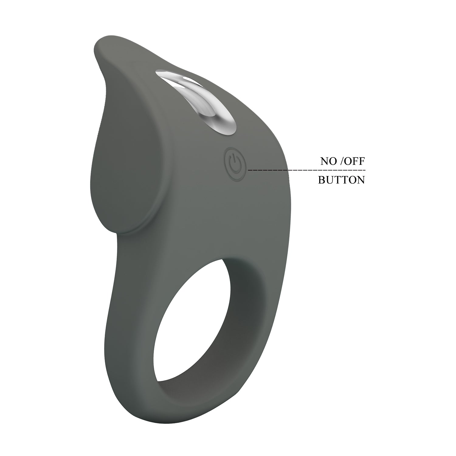 Pretty Love Alto Master 10 Functionc Cock Ring Grey Vibrating Cock Rings