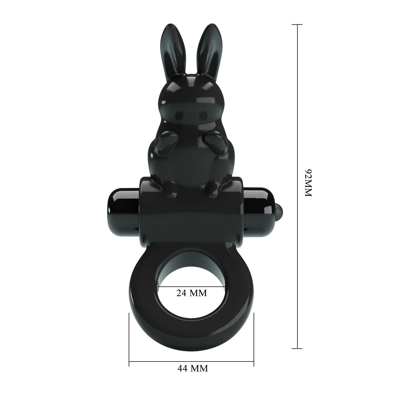 Pretty Love Exciting Vibrating Cock Ring With Rabbit Ears Vibrating Cock Rings
