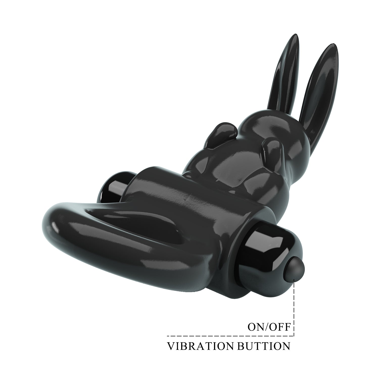 Pretty Love Exciting Vibrating Cock Ring With Rabbit Ears Vibrating Cock Rings
