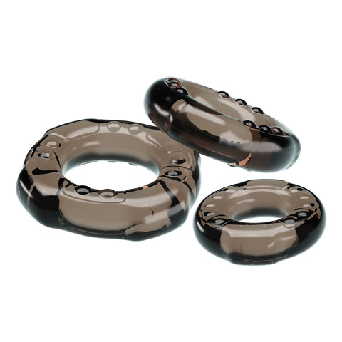 Baile Pretty Love YVONNE Combo Male Cock Ring Set - Cock Ring Sets