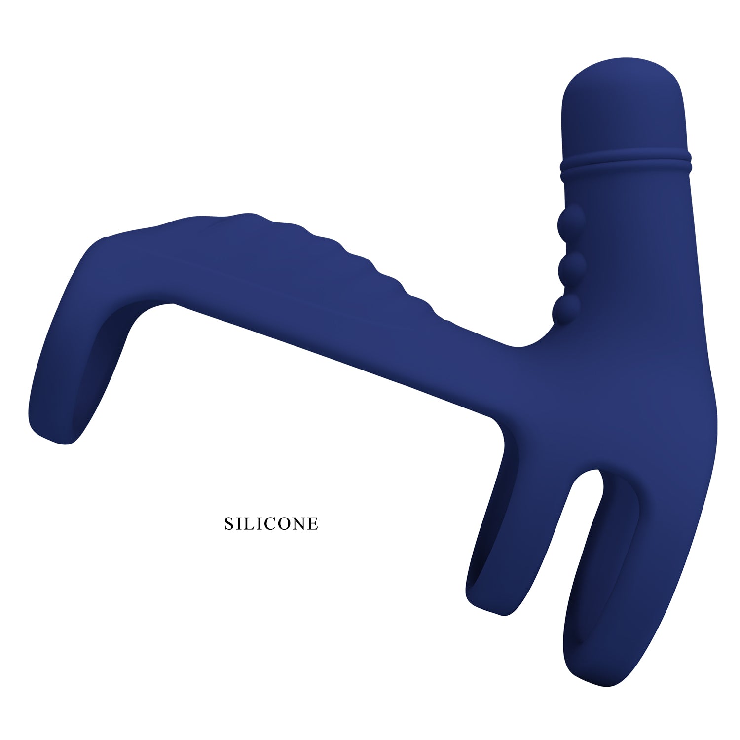 Pretty Love Elish Powerful Male Penis Ring Navy Blue Vibrating Cock Rings