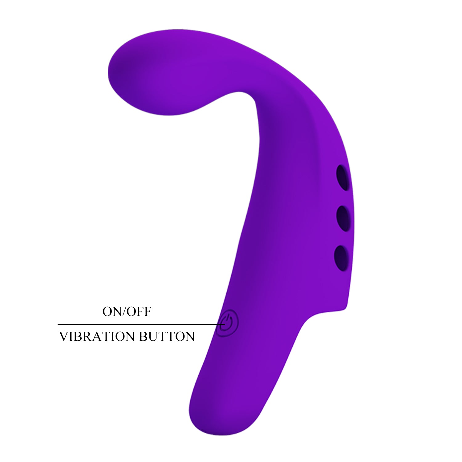 Baile Gorgon 10 Functions Silicone Finger Vibrator - Finger and Tongue Vibrators