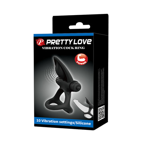 Pretty Love 10 Functions Stretchy & Vibrating Cock Ring - Vibrating Cock Rings