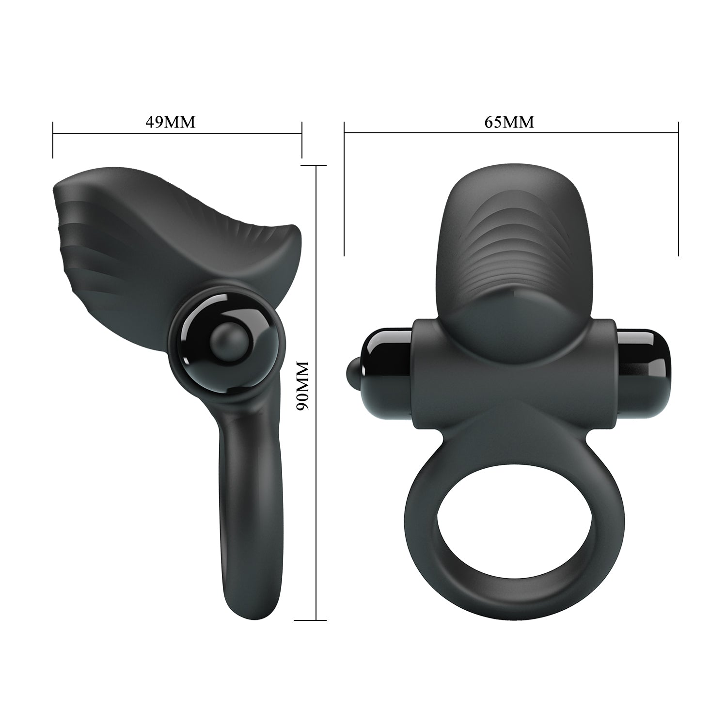 Baile Adrien Vibrating Multi Speed Mens Cock Ring - Vibrating Cock Rings