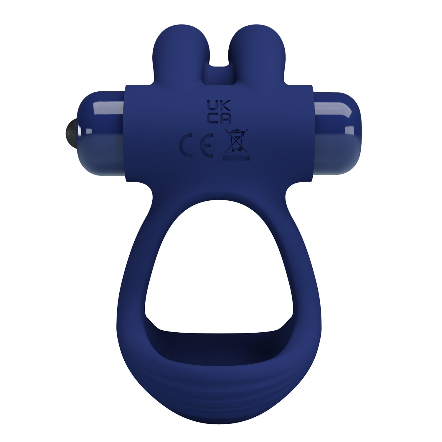 Pretty Love Luchito Powerful Vibrating Dick Ring Navy Blue Vibrating Cock Rings