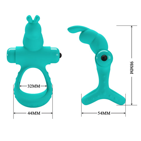 Pretty Love Passionate Figgy Vibrating Male Cock Ring - Vibrating Cock Rings