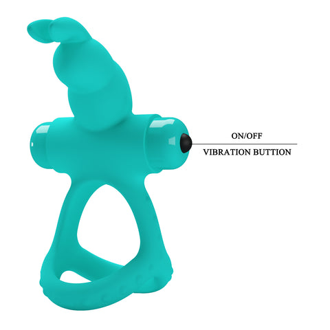 Pretty Love Passionate Figgy Vibrating Male Cock Ring - Vibrating Cock Rings