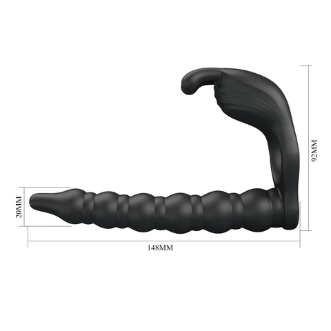 Party Up MARCUS Vibrating Cock Ring & Anal Plug - Vibrating Cock Rings