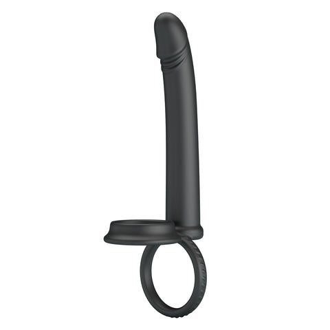 Party Up MARTIN Cock & Ball Rings with Double Penetrator - Vibrating Cock Rings