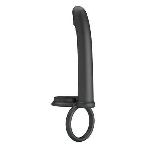Party Up MARTIN Cock & Ball Rings with Double Penetrator - Vibrating Cock Rings