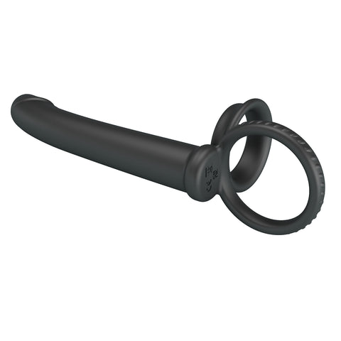 Party Up MARTIN Cock & Ball Rings with Double Penetrator - Vibrating Cock Rings